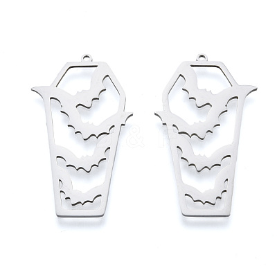Non-Tarnish Halloween 201 Stainless Steel Pendants STAS-N090-LA978-1-1