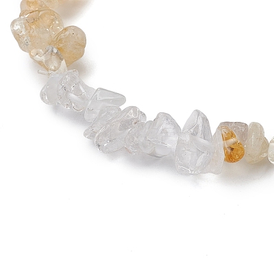 Gemstone Stretch Bracelet BJEW-JB11012-06-1