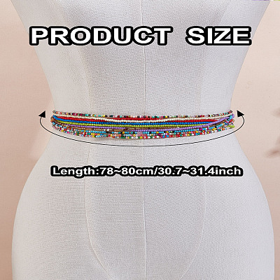 1 Set Summer Jewelry Waist Bead AJEW-LP0001-12-1