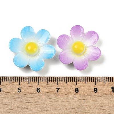 Opaque Resin Enamel Cabochons CRES-D308-11-1