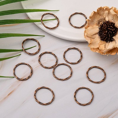 Tibetan Style Linking Rings PALLOY-A017-R-FF-1