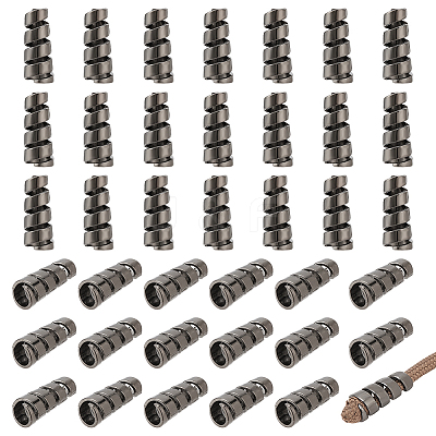 60Pcs Zinc Alloy Cord End FIND-NB0005-77-1