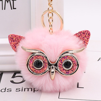 Pom Pom Ball Keychain KEYC-PW0002-033J-1