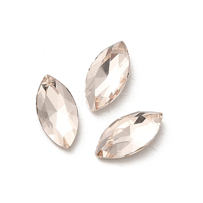 Glass Rhinestone Cabochons RGLA-P037-09B-D261-1