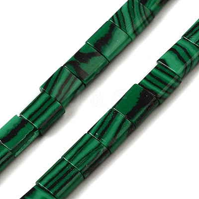 Synthetic Malachite Beads Strands G-F762-A11-01-1