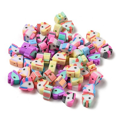 Handmade Polymer Clay Beads CLAY-Z001-06-1