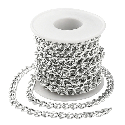 Aluminium Twisted Curb Chains CHA-YW0001-01S-1