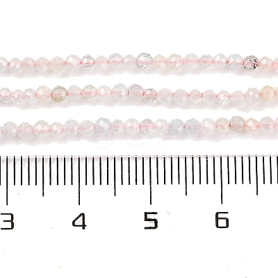 Natural Morganite Beads Strands G-F770-C05-03-1