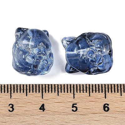 Transparent Spray Paint Glass Beads LS-X1-GLAA-H035-01J-1