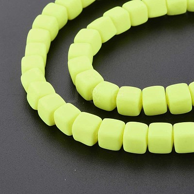 Handmade Polymer Clay Beads Strands CLAY-T020-09H-1