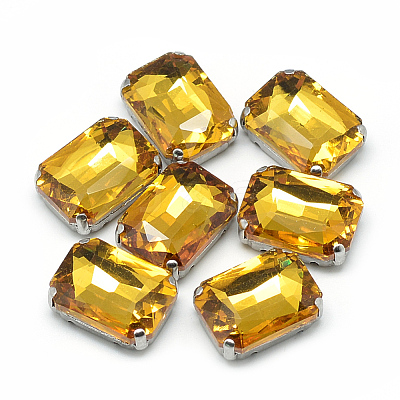 Sew on Rhinestone RGLA-T036-8x10mm-22-1