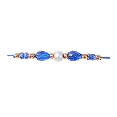 Glass & Seed Beads Braided Bead Bracelets BJEW-MZ00283-01-1