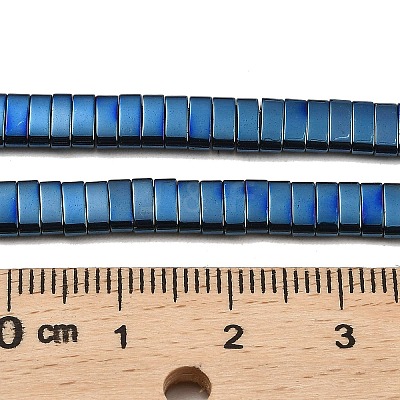 Electroplated Non-magnetic Synthetic Hematite Beads Strands G-G089-A02-14-1