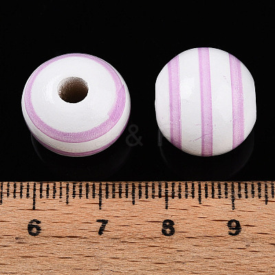 Easter Theme Printed Wood Beads WOOD-T032-22K-1