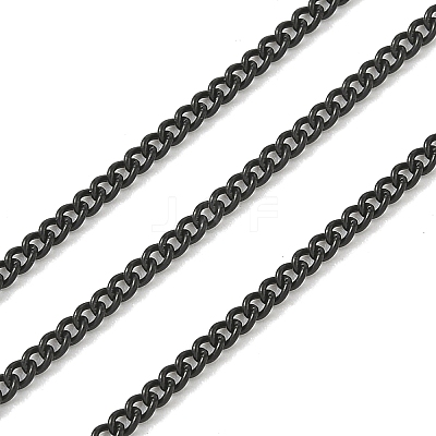 Ion Plating(IP) 304 Stainless Steel Curb Chains CHS-L001-59-0.5mm-B-1