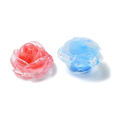 Flower Resin Cabochons CRES-Q006-06A-1