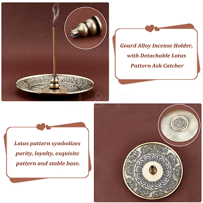 Portable Incense Burner Set AJEW-WH0258-532-1