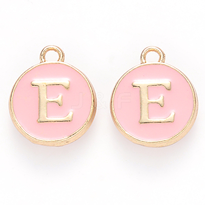 Golden Plated Alloy Enamel Charms LS-ENAM-S118-07E-1