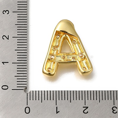 Brass with Cubic Zirconia Pendant X-KK-Q818-03A-G-1