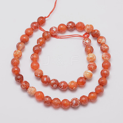 Natural Fire Crackle Agate Bead Strands X-G-K166-07F-8mm-10-1