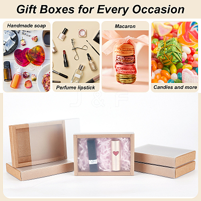 Kraft Paper Storage Gift Drawer Boxes CON-WH0089-37C-01-1