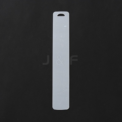 Transparent Blank Acrylic Bookmarks DIY-WH20007-63A-1