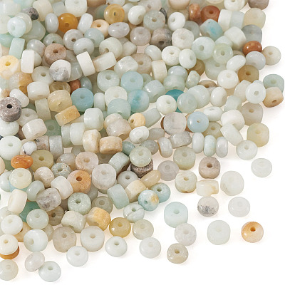 2 Strands 2 Styles Natural Flower Amazonite Beads Strands G-TA0003-07-1