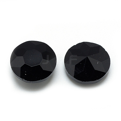 Pointed Back Glass Rhinestone Cabochons RGLA-T029-8mm-23-1