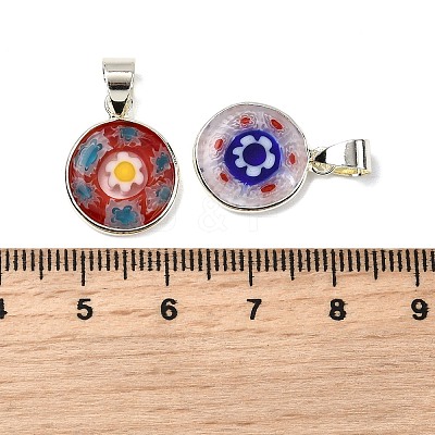 Handmade Lampwork Pendants LAMP-D002-03A-S-1