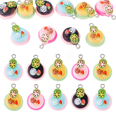 10Pcs Resin Pendants FIND-TA0008-34-1