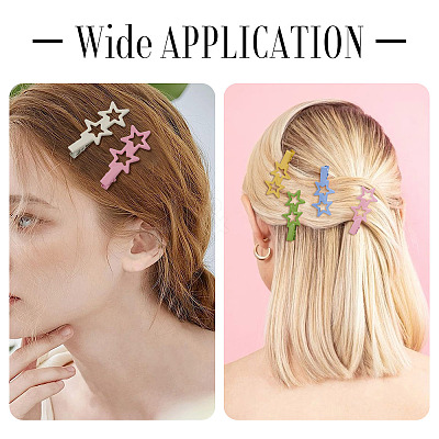 20Pcs Iron Alligator Hair Clips PHAR-TADJ0001-07-1