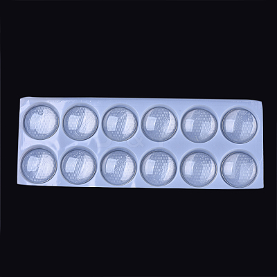 Transparent Glass Cabochons GGLA-R026-50mm-B-1