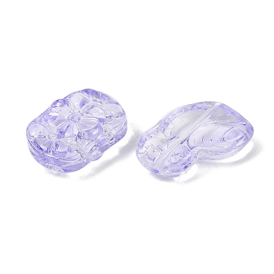 Gradient Color Transparent Glass Beads GLAA-B026-01D-1