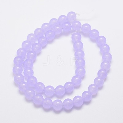 Natural & Dyed Malaysia Jade Bead Strands G-A146-8mm-A18-1