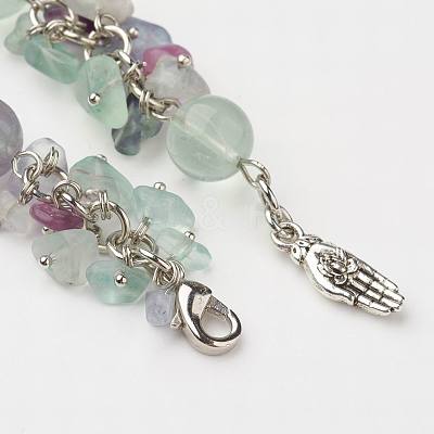 Gemstone Bracelets BJEW-JB02642-1