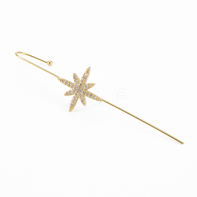 Star Stud Earring EJEW-N099-018-NF-1