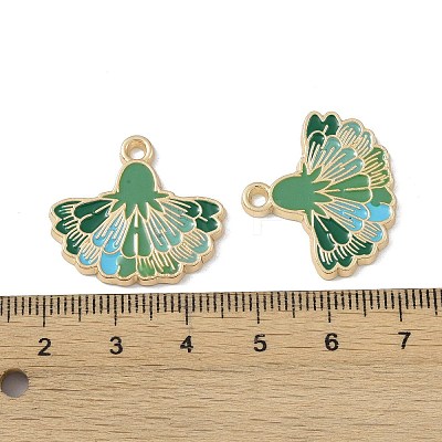 Rack Plating Alloy Enamel Pendants FIND-I038-07D-1
