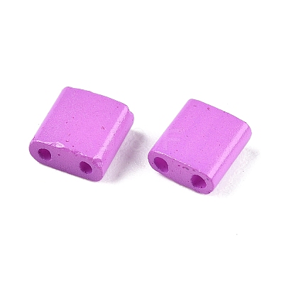 2-Hole Baking Paint Glass Seed Beads SEED-S023-17C-15-1
