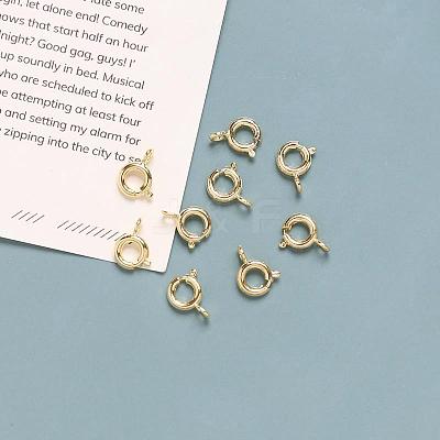 Brass Spring Ring Clasps PW-WG054AF-04-1