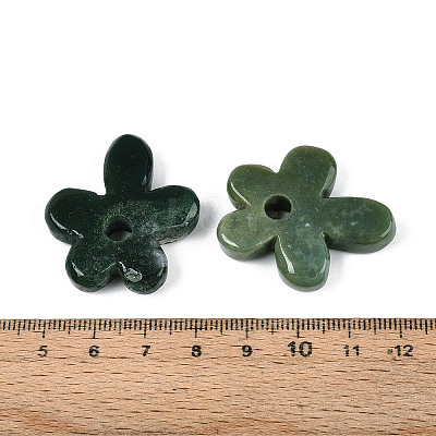 Natural Indian Agate Pendants G-T142-44K-1