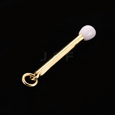 Brass Enamel Pendants KK-S362-032L-NR-1