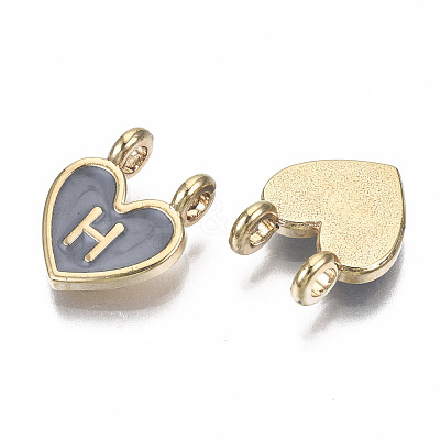 Alloy Enamel Charms ENAM-T012-02H-RS-1