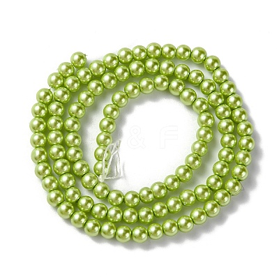 Grade A Glass Pearl Beads LS-HY-J001-4mm-HX014-1