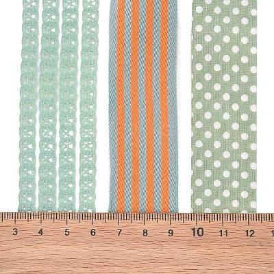 9 Yards 3 Styles Polyester Ribbon SRIB-A014-C02-1
