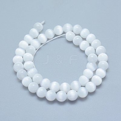 Natural Selenite Beads Strands G-L552H-16-1