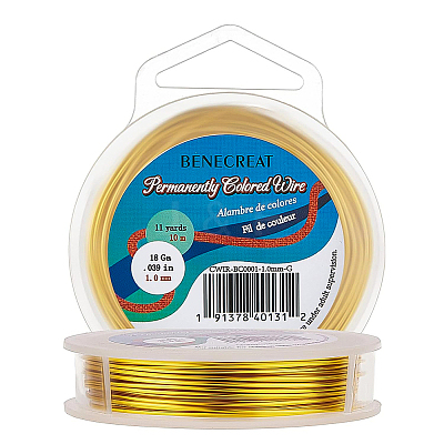 Round Craft Copper Wire CWIR-BC0001-1.0mm-G-1