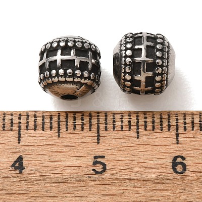 304 Stainless Steel Beads SA-CBA9DCB-13AS-1