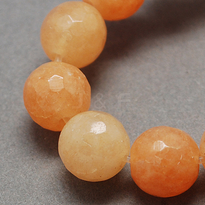 Natural Jade Bead Strands G-R166-10mm-23-1