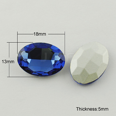Glass Pointed Back Rhinestone RGLA-Q012-13-1