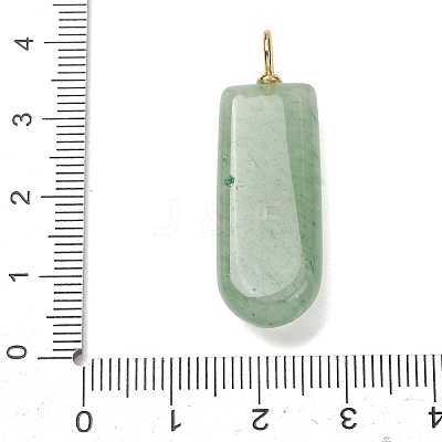 Natural Green Aventurine Pendants G-H328-02G-B06-1